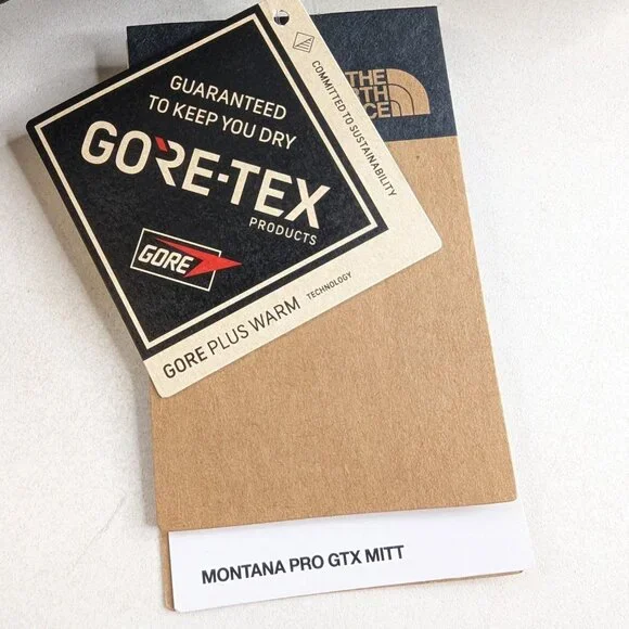 The North Face Montana Pro GTX Mitt Black Medium GORE-TEX Gloves NWT Mittens - Picture 6 of 8